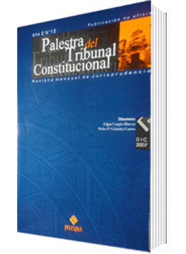 PALESTRA DEL TRIBUNAL CONSTITUCIONAL 12, AÑO 2007